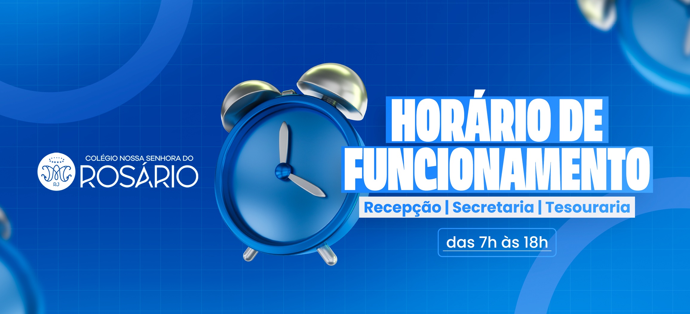 Horario Rosário - Recepção